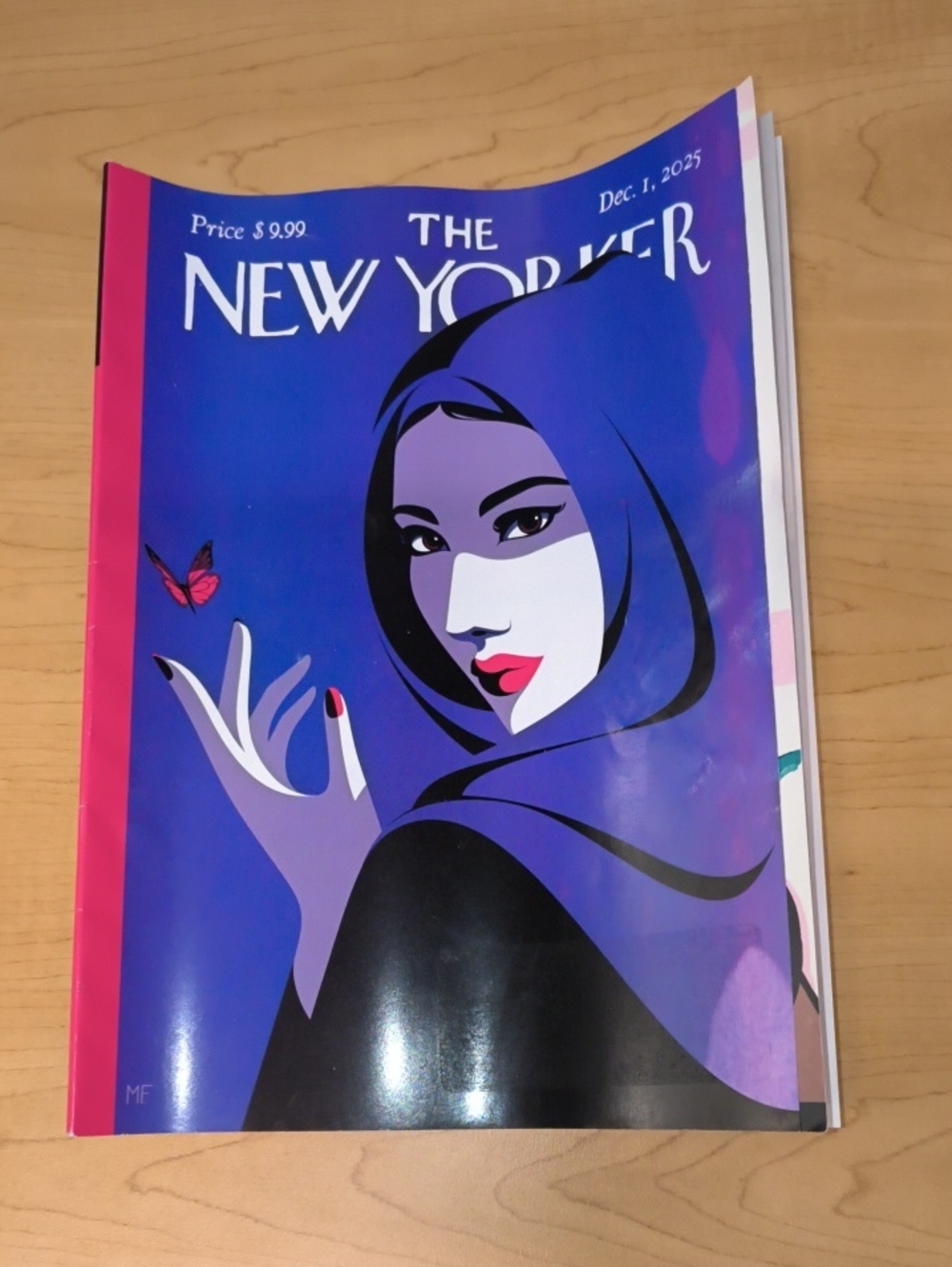 The New Yorker Magazine, December 1, 2025 Covers Malika Favre “Taking Flight”